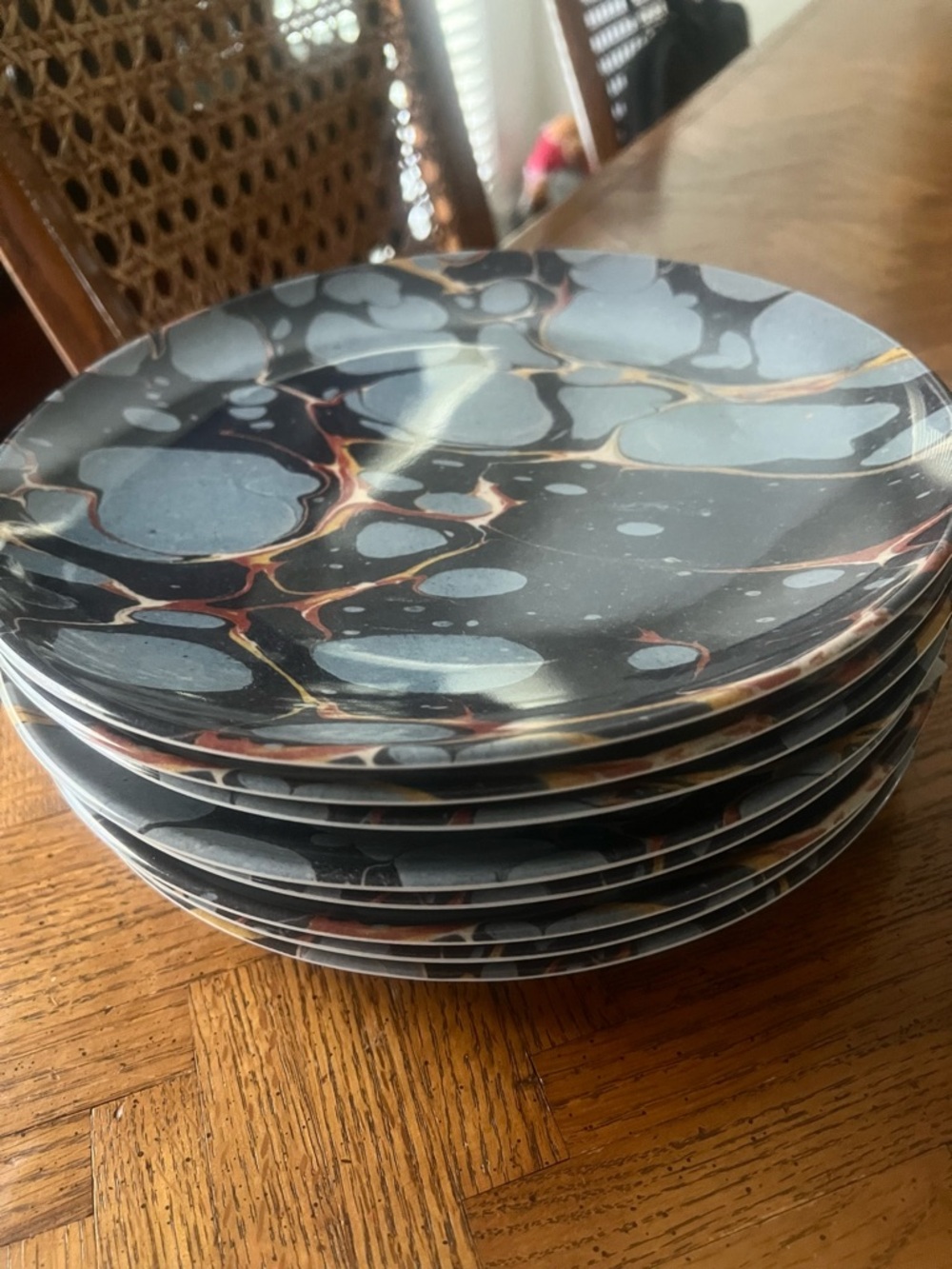 Siren song set of 8 plastic dinner plates - Picture 2 of 3